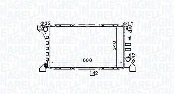 Radiateur Magneti Marelli 350213154200