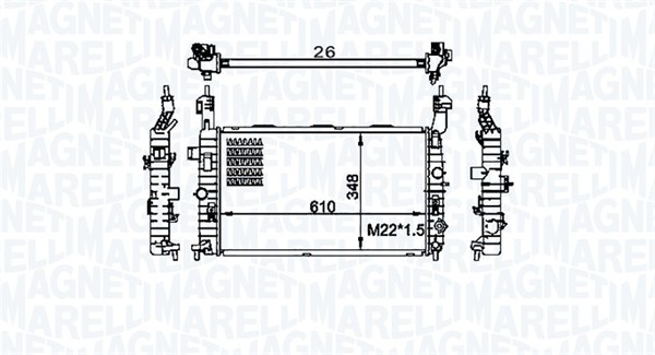 Magneti Marelli Radiateur 350213155800