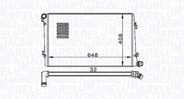 Magneti Marelli Radiateur 350213157300