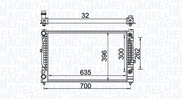 Magneti Marelli Radiateur 350213157600