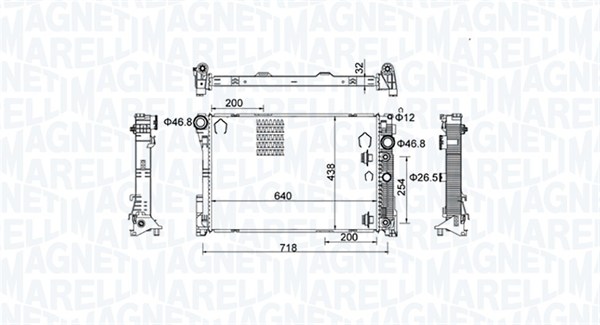 Radiateur Magneti Marelli 350213159800