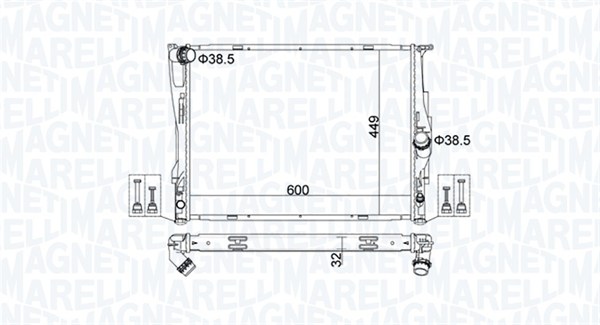 Magneti Marelli Radiateur 350213162700