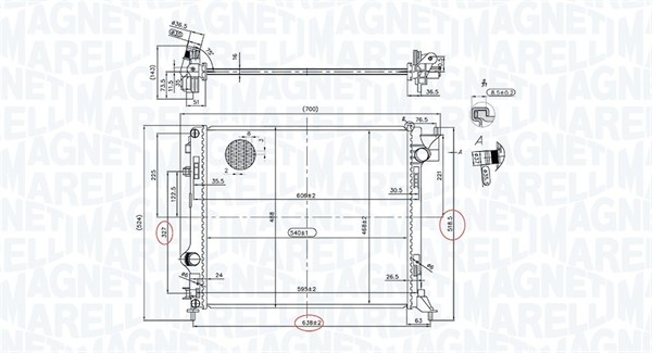 Radiateur Magneti Marelli 350213163200