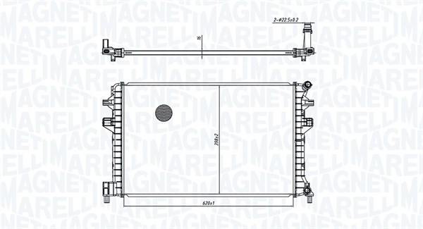 Radiateur Magneti Marelli 350213166300