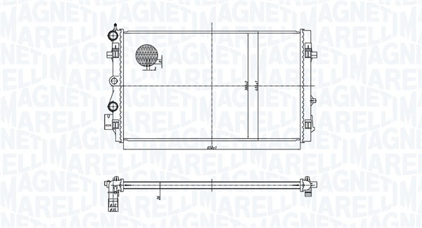 Magneti Marelli Radiateur 350213167900