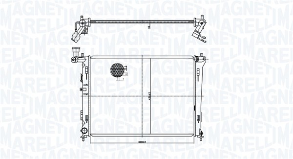 Radiateur Magneti Marelli 350213168100