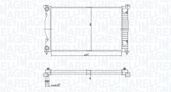 Radiateur Magneti Marelli 350213168200