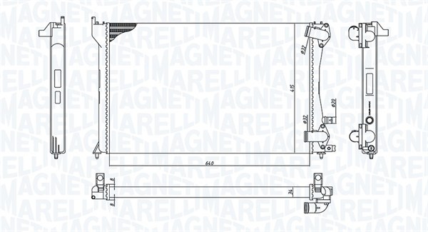 Radiateur Magneti Marelli 350213171300