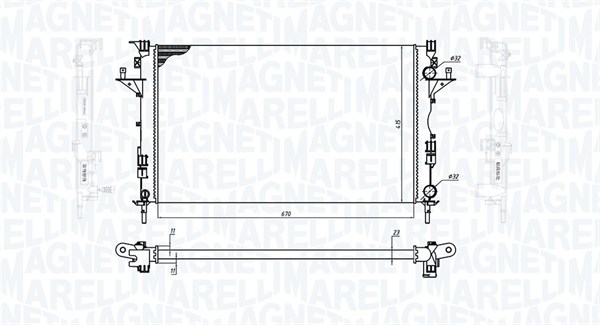 Magneti Marelli Radiateur 350213171900