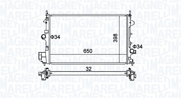 Magneti Marelli Radiateur 350213173700