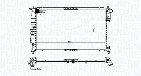 Magneti Marelli Radiateur 350213174900