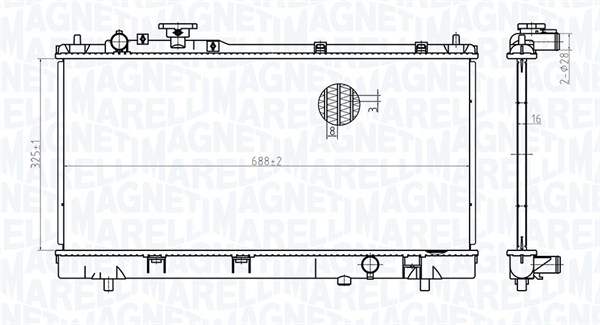 Radiateur Magneti Marelli 350213175400