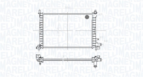 Radiateur Magneti Marelli 350213176900