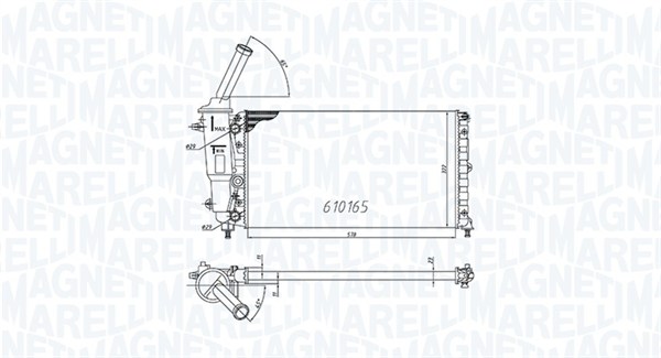 Magneti Marelli Radiateur 350213176000