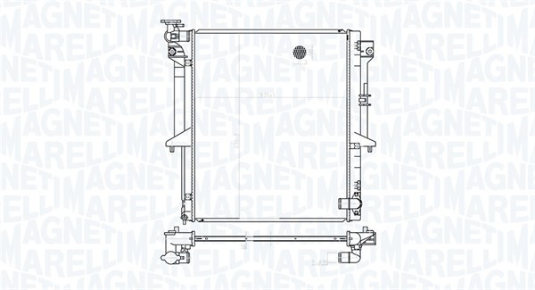 Radiateur Magneti Marelli 350213177300