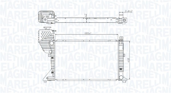 Magneti Marelli Radiateur 350213177400