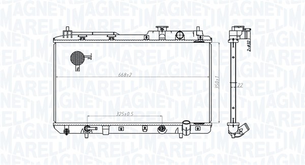 Radiateur Magneti Marelli 350213178200