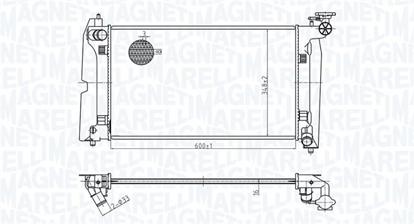 Radiateur Magneti Marelli 350213178300