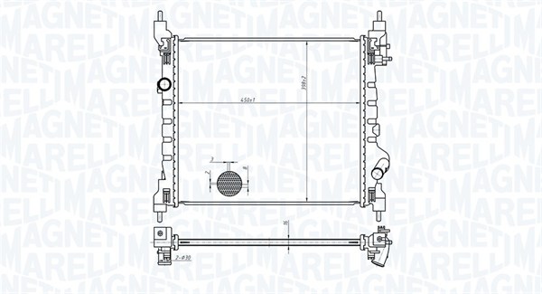 Magneti Marelli Radiateur 350213178800