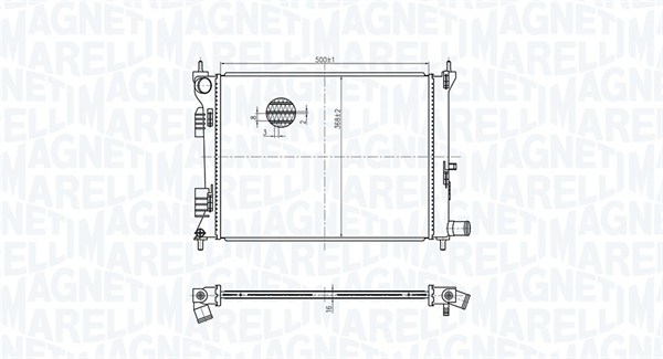 Magneti Marelli Radiateur 350213179500