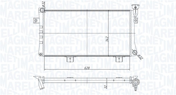 Radiateur Magneti Marelli 350213180600