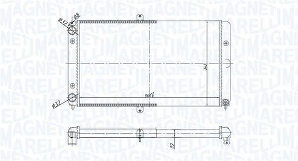 Radiateur Magneti Marelli 350213180700