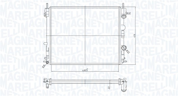 Magneti Marelli Radiateur 350213182200