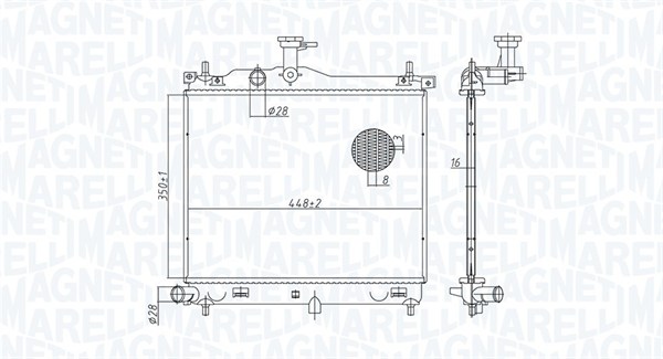 Radiateur Magneti Marelli 350213182900