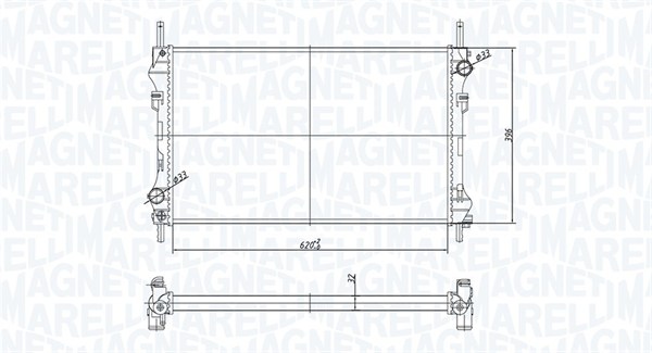 Radiateur Magneti Marelli 350213183300