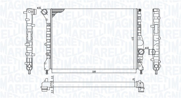 Radiateur Magneti Marelli 350213184200