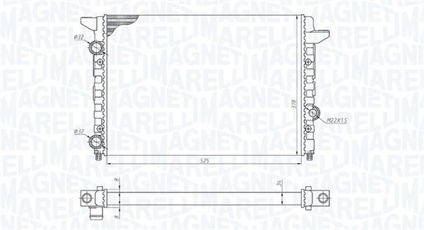 Magneti Marelli Radiateur 350213185400