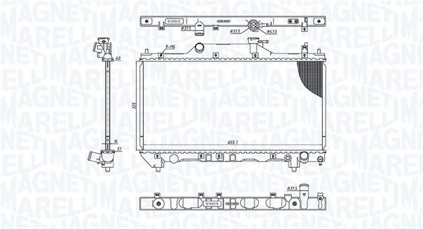 Magneti Marelli Radiateur 350213186200
