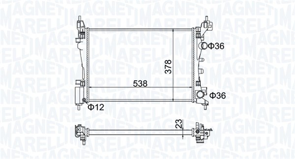 Radiateur Magneti Marelli 350213186700