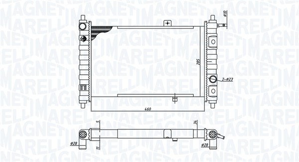 Magneti Marelli Radiateur 350213188200