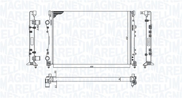Radiateur Magneti Marelli 350213188600
