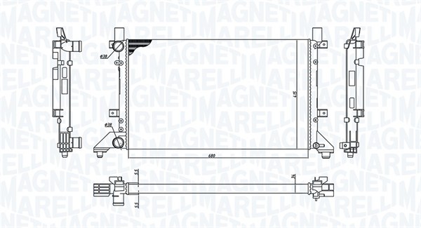 Magneti Marelli Radiateur 350213189400