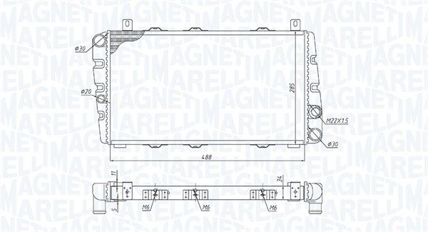 Magneti Marelli Radiateur 350213189700