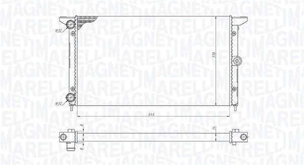 Magneti Marelli Radiateur 350213190100