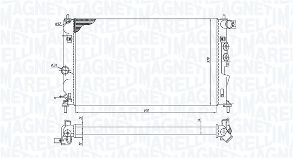 Magneti Marelli Radiateur 350213190600
