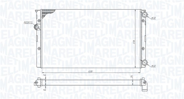 Magneti Marelli Radiateur 350213191100