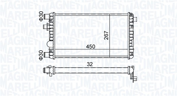 Radiateur Magneti Marelli 350213191300