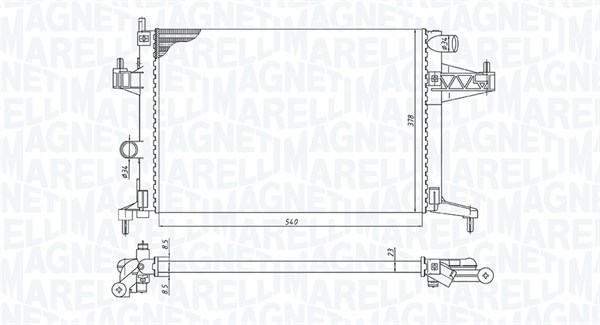 Magneti Marelli Radiateur 350213191600