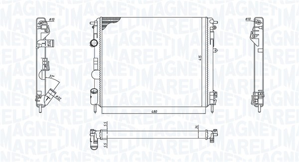 Magneti Marelli Radiateur 350213192600