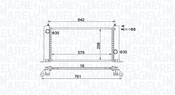 Radiateur Magneti Marelli 350213194500