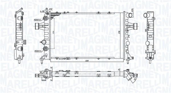 Radiateur Magneti Marelli 350213194600