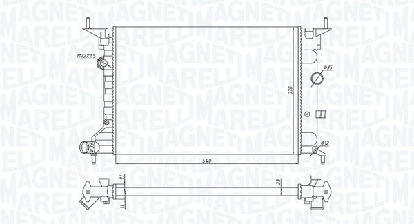 Magneti Marelli Radiateur 350213194800