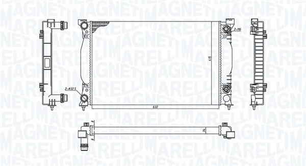 Magneti Marelli Radiateur 350213196600