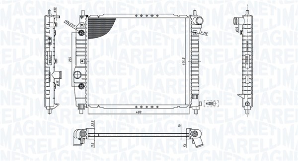 Magneti Marelli Radiateur 350213197300