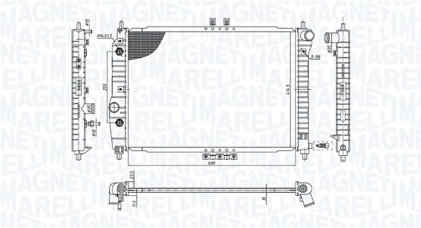 Radiateur Magneti Marelli 350213197400