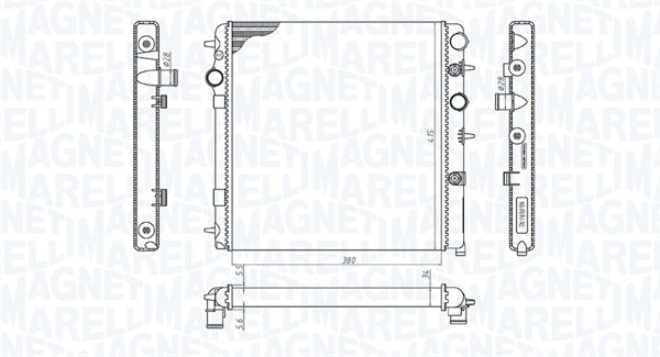 Magneti Marelli Radiateur 350213198700